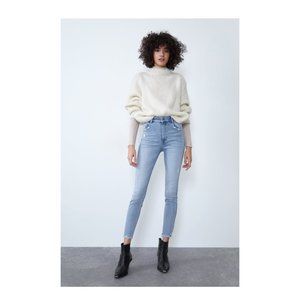 Zara Vintage Skinny Jeans in Light Blue